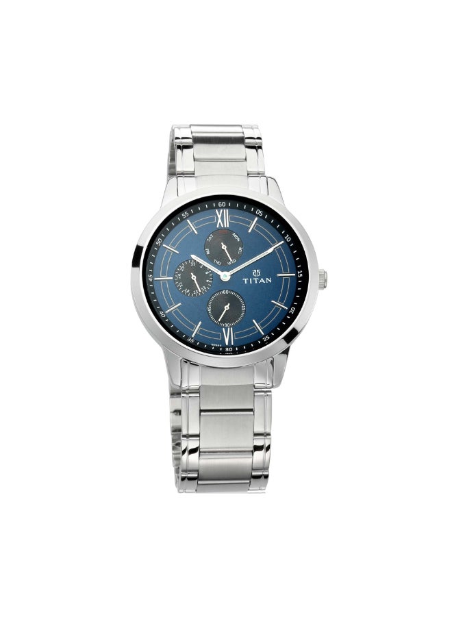 TITAN Blue Dial Analog Watch For Men -NR1769SM01, Blue, Glam  - Image 1