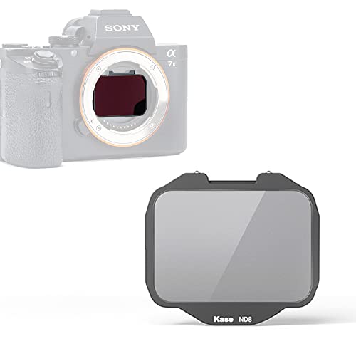 Kase Clipin ND8 ND09 3 Stops FilterBuiltin Camera ND Filter Optical Glass for Sony Alpha Camera A7A7IIA7IIIA7RA7RIIA7RIIIA7RIVA7SA7SIIA7SIIIA9A9IIFX3 - Image 1