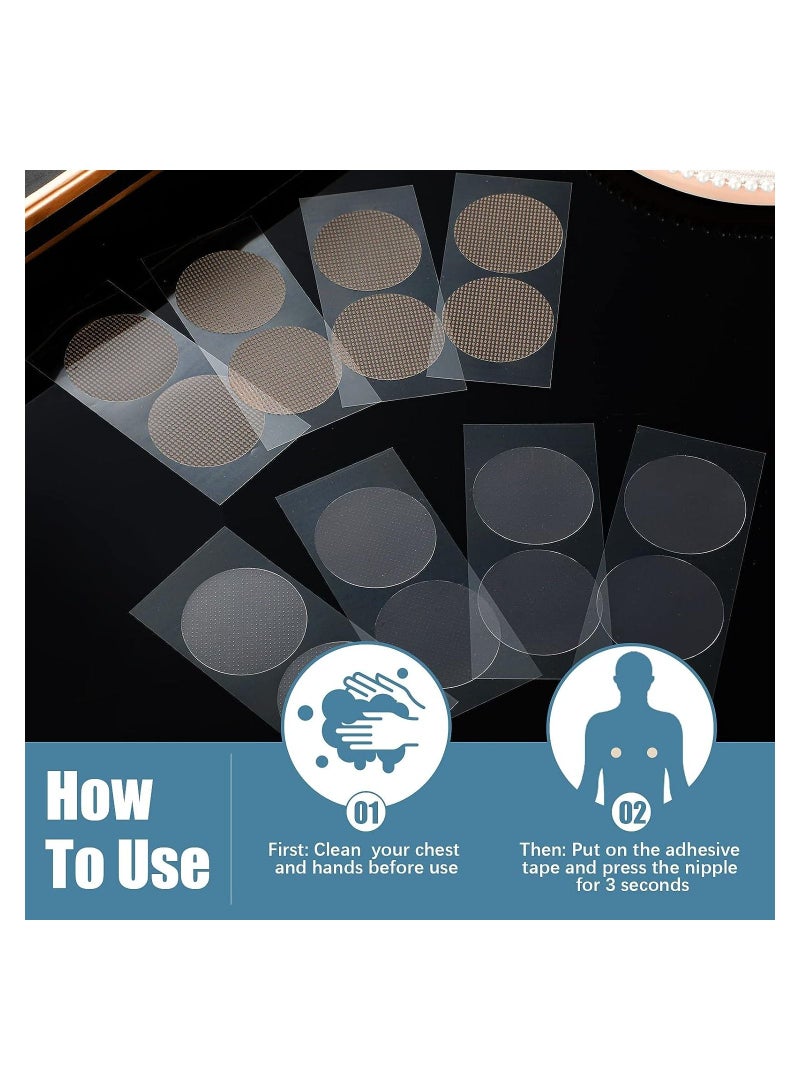 RATSAW 50 Pairs Nipple Cover for Men Self Adhesive Nipple Protectorm Disposable Nipple Pasty Stickers for Sports Shopping - Image 5