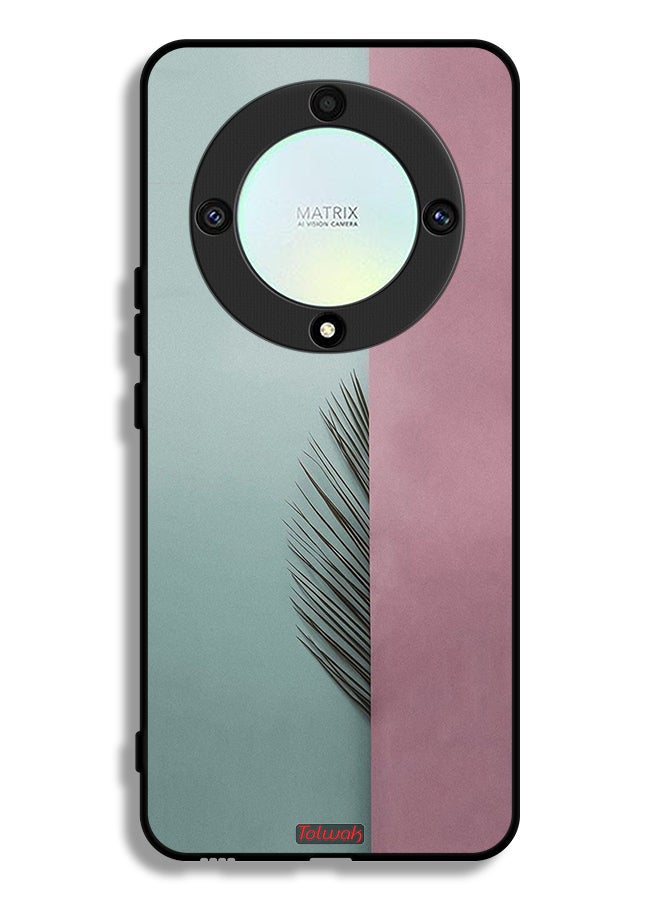 Tolwak Honor X9a Protective Case Cover Half Leaves - Image 1