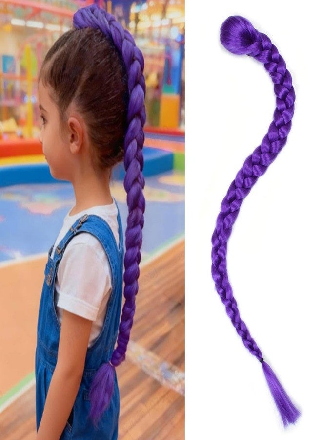 piercing Purple Hair Extensions, Hair Wig, Purple Hair Color - Easy to UseVibrant Shade Hairpieces with Adjustable Cap for Daily Use and Special Events - Image 1