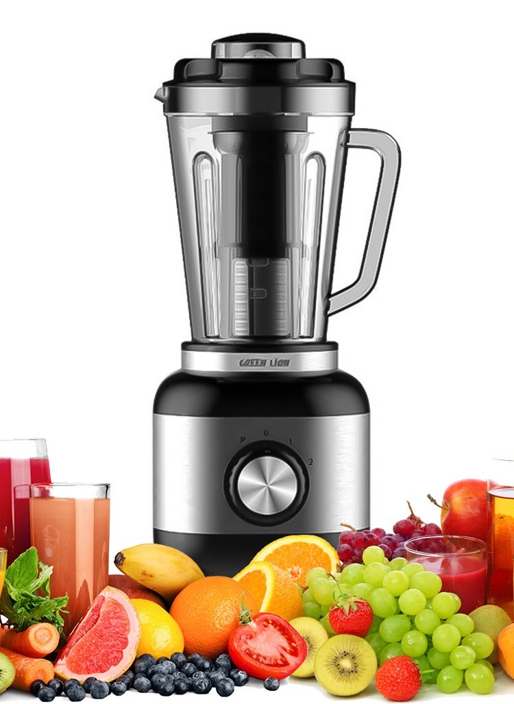 GREEN LION 600 Watts 6-in-1 Blender with 1.8 Litres Capacity and Unbreakable Jar Green Lion - Silver & Black  - Image 1