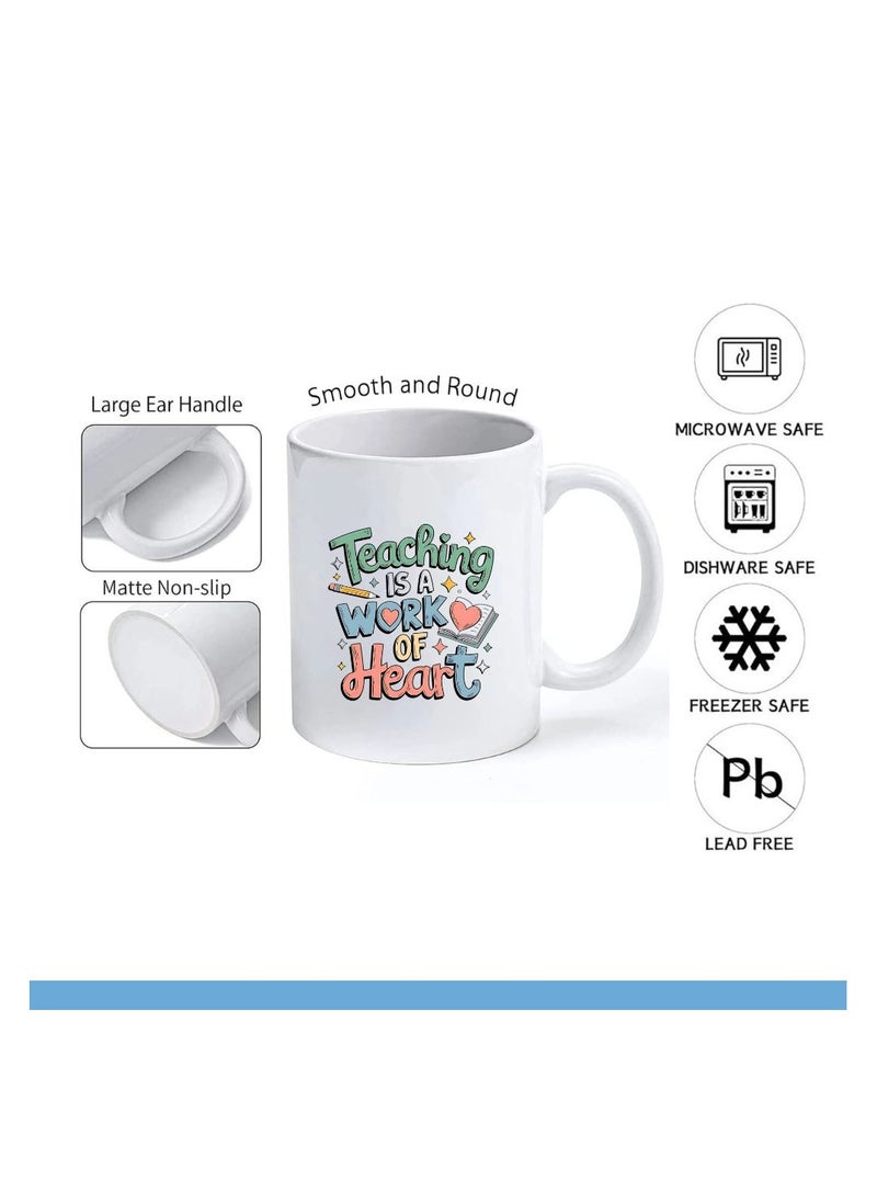 PRINTSHOP4ME - Teachers Day T-Shirt And Ceramic Coffee Mug Combo–Thoughtful Gift Set For Teachers–Ideal For Women Educators–Appreciation Gift For Teacher’s Day,End Of Year Or Back To School - Image 1