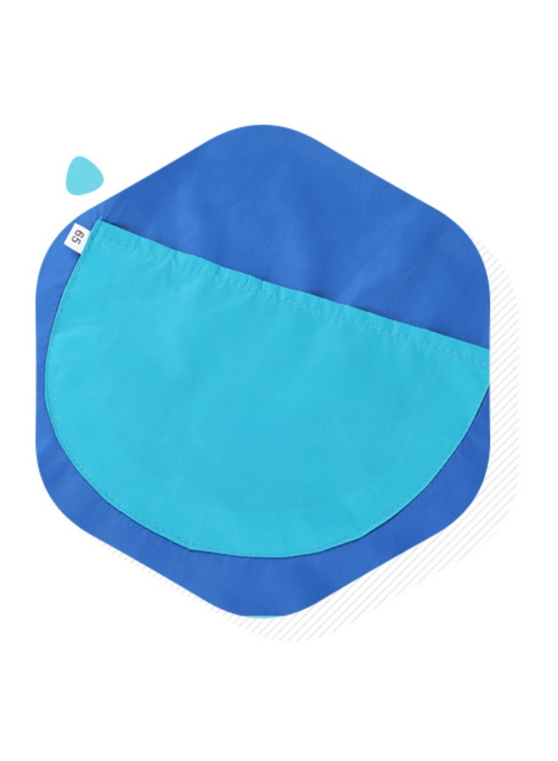 Kids Aprons for Painting, Kids Apron with Pockets for Boys and Girls, Waterproof Kids Paint Smock Long Sleeve Artist Apron for Painting, Cooking, Baking, Gardening (Dark Blue Panda） - Image 3