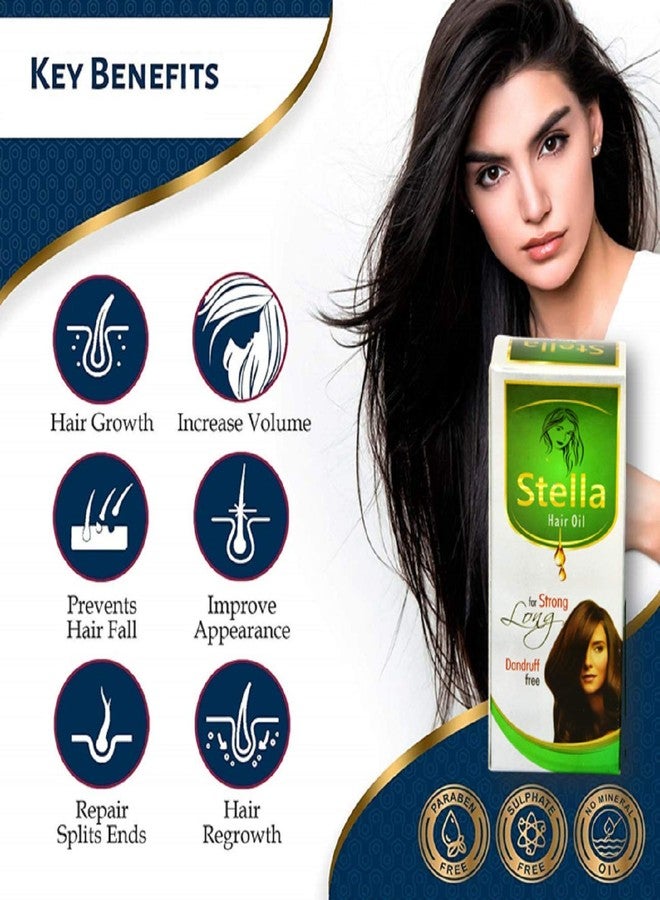 Afflatus Stella Ayurvedic Hair Growth Oil for Stronger, Black & Silky Hair || Controls Hair Fall, Dandruff and Rejuvenate Follicles- (100ml x 3) - Image 3