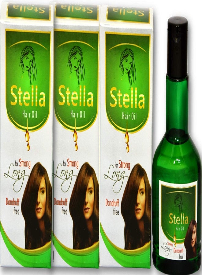 Afflatus Stella Ayurvedic Hair Growth Oil for Stronger, Black & Silky Hair || Controls Hair Fall, Dandruff and Rejuvenate Follicles- (100ml x 3) - Image 1