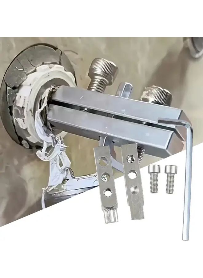 1pc Faucet Valve Metal Pipe Removal Tool Set With Screwdriver And Wrench - Image 1