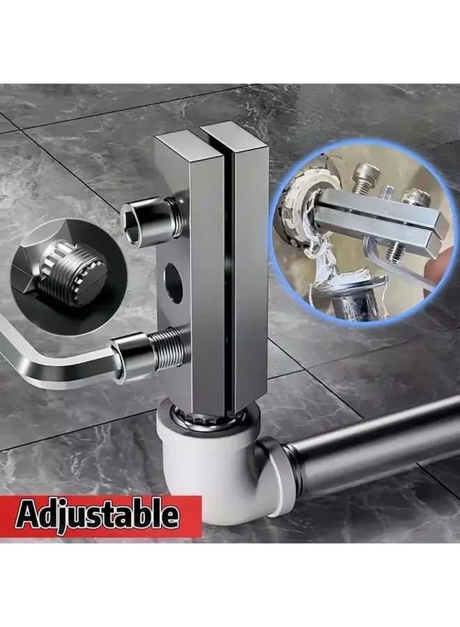 1pc Faucet Valve Metal Pipe Removal Tool Set With Screwdriver And Wrench - Image 2