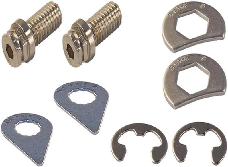8910A Steel, Nickel Plated, 3/8-16 in., 1.000 in. UHL, Pair