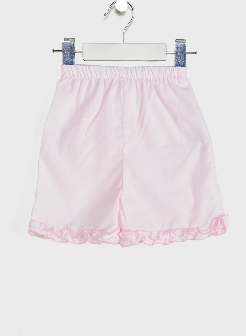rock a bye baby Infant Broderie Print Top & Shorts Set