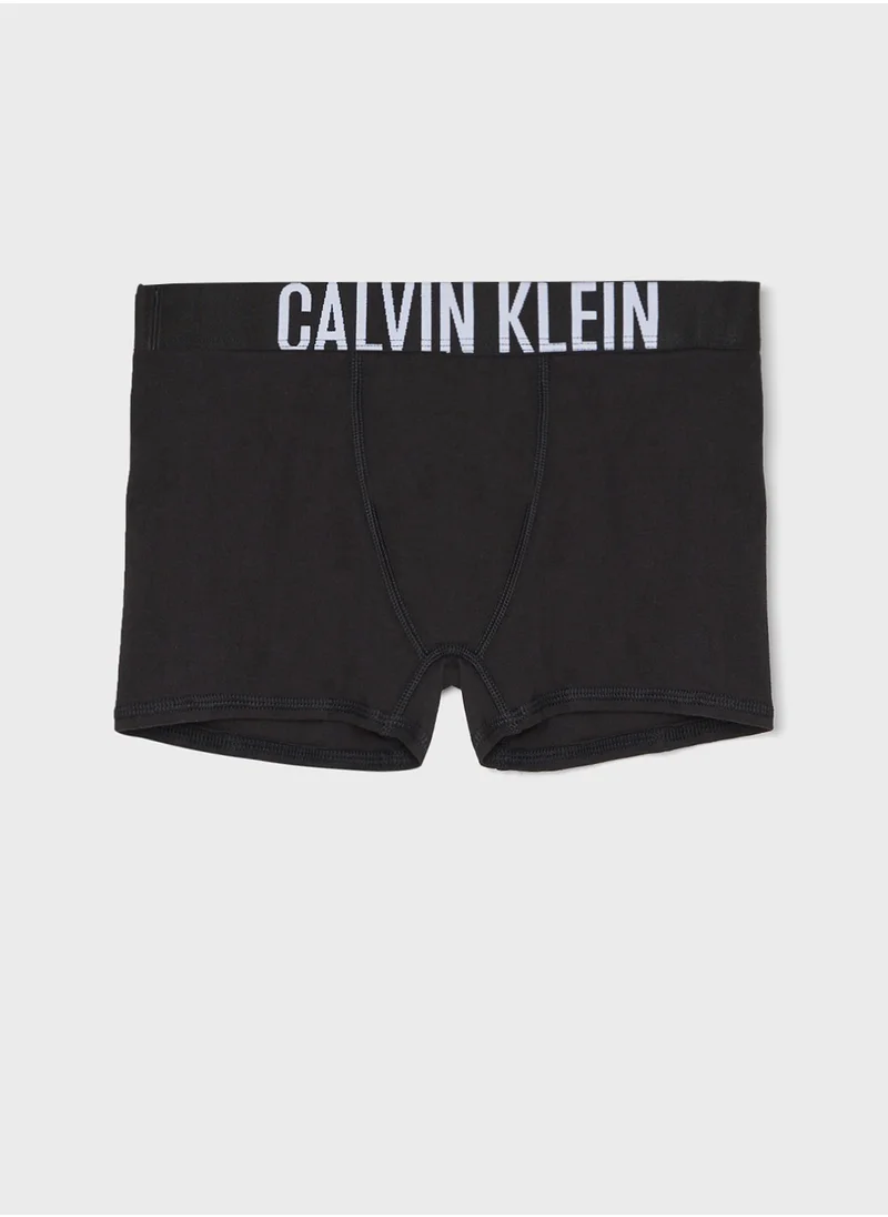 Calvin Klein Jeans Kids 3 Pack Logo Band Trunks