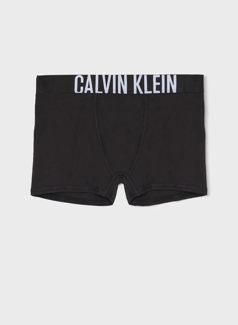 Calvin Klein Jeans Kids 3 Pack Logo Band Trunks