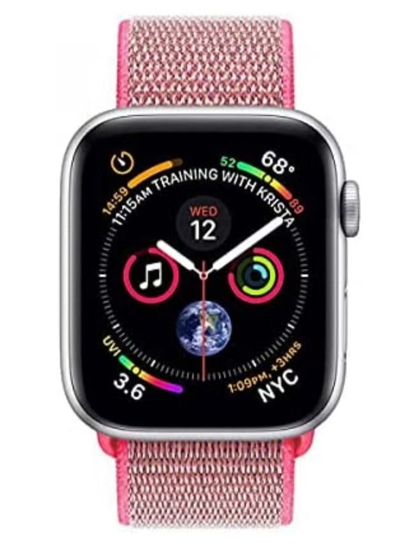 إيف سوار رياضي من النايلون لساعة أبل 45 مللي متر 44 مللي متر 42 مللي متر شريط بديل ناعم للساعة سلسلة 7/6 / SE / 5/4/3/2/1 - Image 2