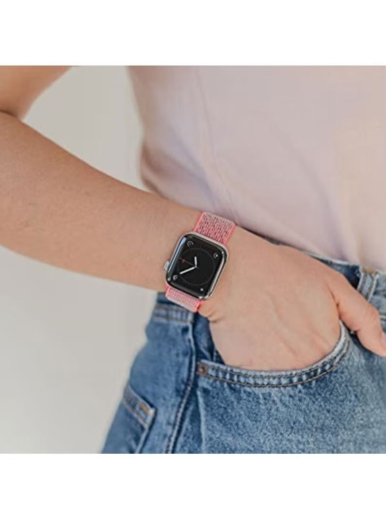 إيف سوار رياضي من النايلون لساعة أبل 45 مللي متر 44 مللي متر 42 مللي متر شريط بديل ناعم للساعة سلسلة 7/6 / SE / 5/4/3/2/1 - Image 3