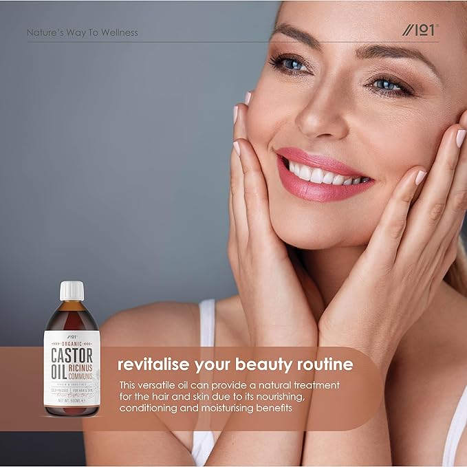 ALPHA01 Organic Castor Oil 100ml 100 Unrefind Cold Pressed Hexane Free for Skin Hair Sustainably Sourced By Alpha01 - Image 4