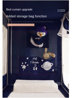Y&D Bed Canopy Tents Curtain Blackout Curtain Single Bed Tent Curtain Student Shading Cloth Bed Canopy Mosquito Net Student Sleep Privacy Protection  - Image 5