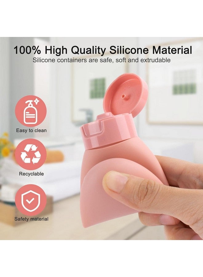 NILKANTH SHOPPERS Travel Bottles Set for Toiletries, Leak-Proof Silicone Travel Containers 60ml Small Mini Empty Squeeze Bottles Travel Accessories for Toiletries (6 Pcs Travel Bottle) - Image 4