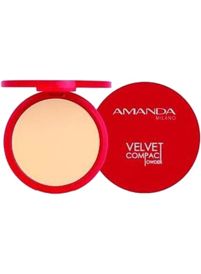 أماندا بودرة الوجه فيلفيت كومباكت من اماندا، درجة 35