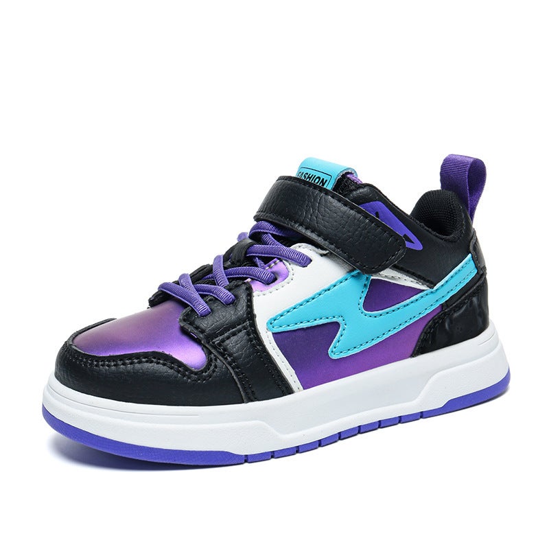 Children'S Shoes Men'S And Women'S Children'S Shoes Autumn Big Children'S All-Match Waterproof Leather Casual Shoes Non-Slip Children'S Board Shoes - Image 1