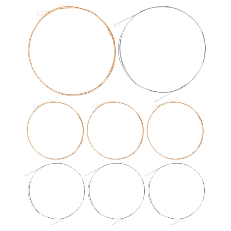 8Pcs Mandolin Strings Eight Mandolin Strings Mandolin Phosphorized Copper Strings - Image 1