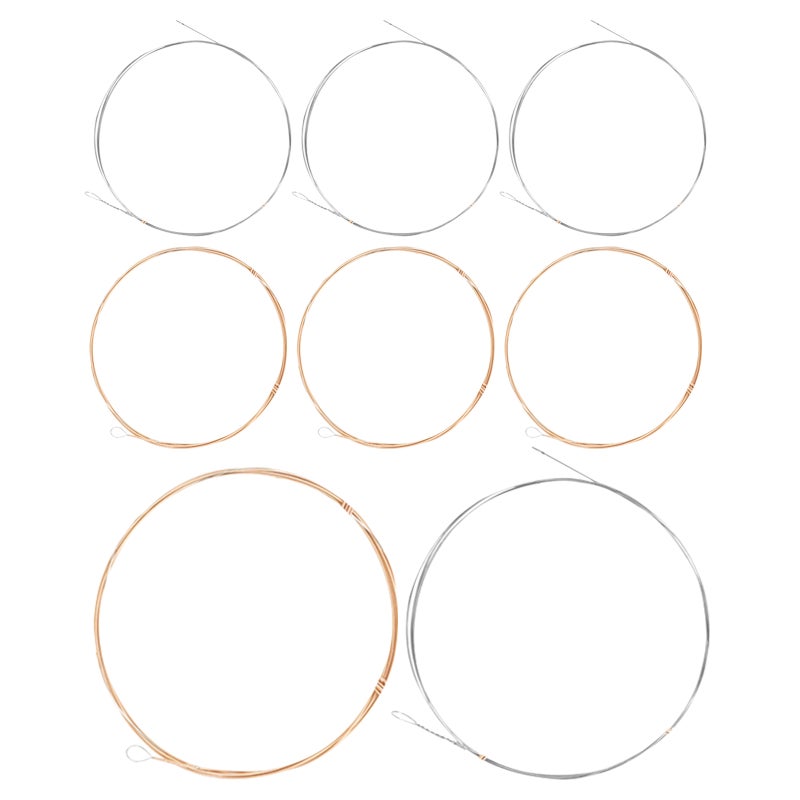 8Pcs Mandolin Strings Eight Mandolin Strings Mandolin Phosphorized Copper Strings - Image 3