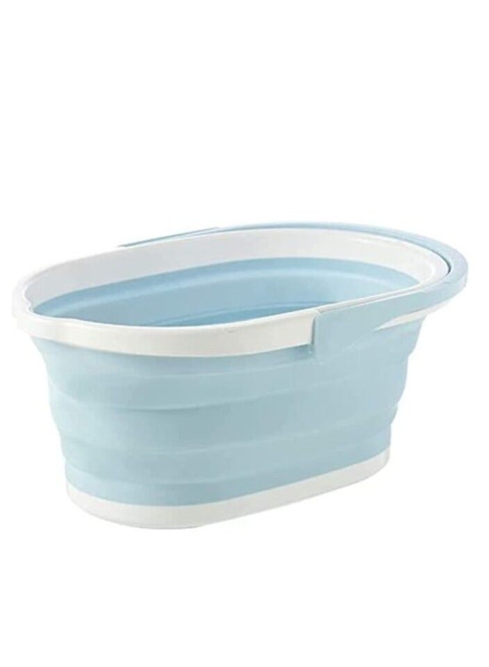 BBstore Space Saving Pop Up Bucket Collapsible Basin Blue - Image 1