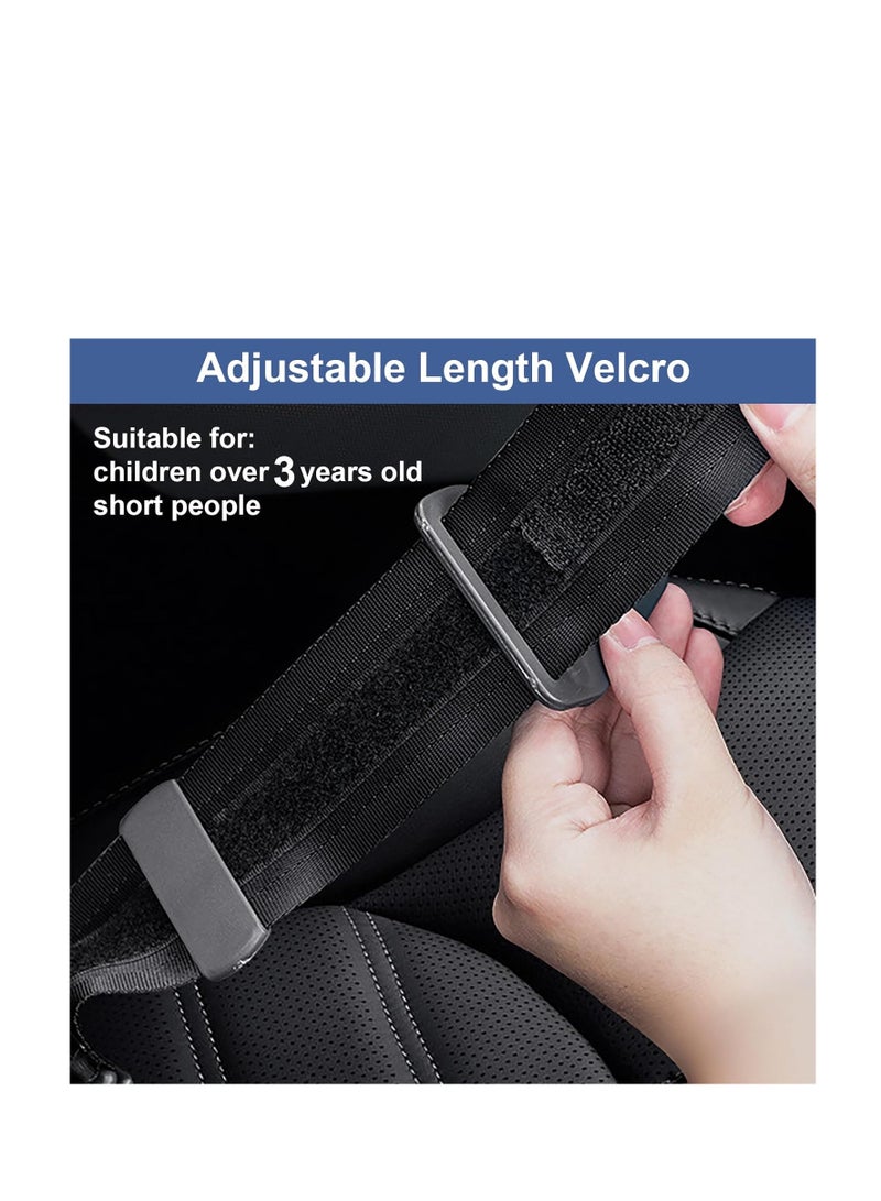 SYOSI Seat Belt Adjuster Adjustable Car Seat Belt Adjuster with Clips Soft Seatbelt Adjuster to Protect Child's Neck and Face Essential for Children's Travel (2 Pack) - Image 5