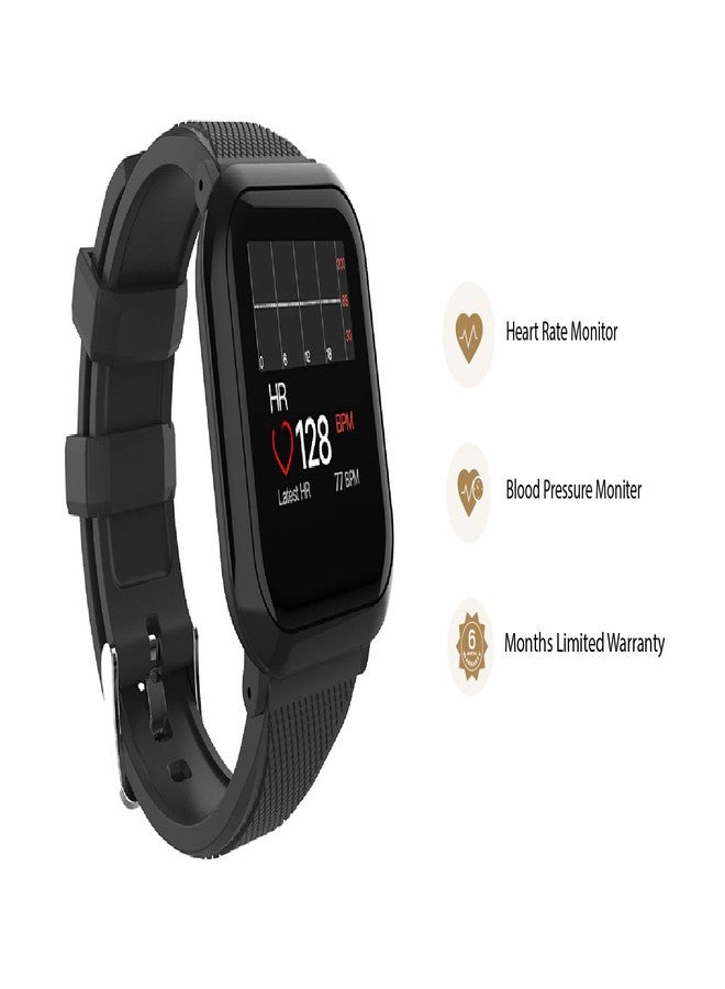 OPTA SB-116 Eros Bluetooth Fitness Watch| Blood Pressure| Full Touch Screen | Heart Rate | TFT Color Screen Fitness Tracker for All Android/iOS(Black) - Image 4