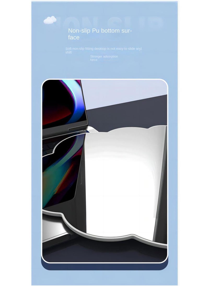 Y&D - 3-Piece Office Keyboard Cloud Wrist Rest And High Density Memory Silicone Non Slip Base Mouse Pad - Image 1