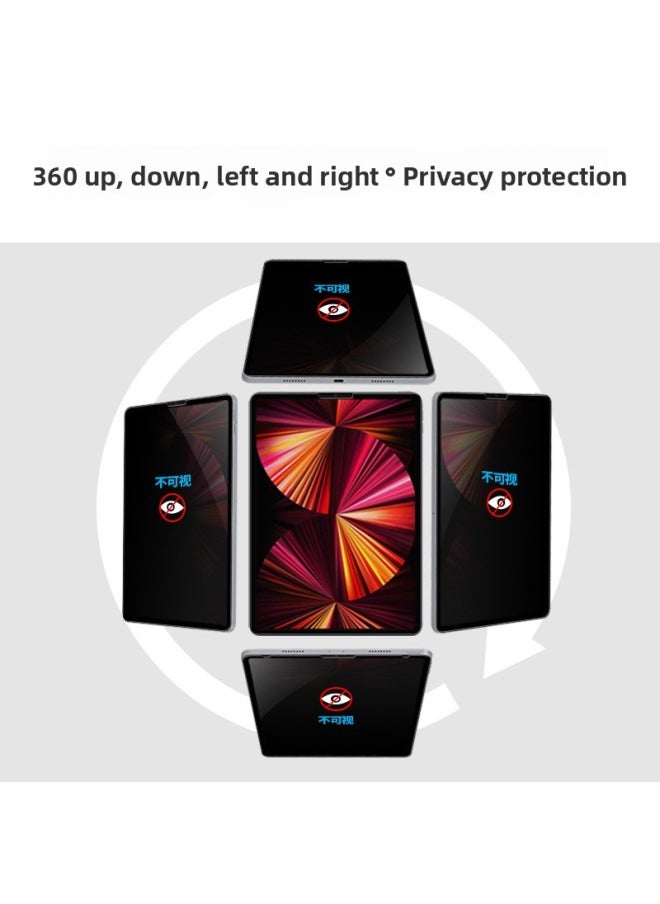 Generic - Suitable For Apple Flat IpadPro12.3 Inch Full Glue Bonding 360 Degree Anti-peep Paper Film Anti-glare Anti-fingerprint-Color:Glow Anti-peep 360-degree Film Tool Packaging Color Card-Dimensions:Ipad Air11 Inch [2024]] - Image 1