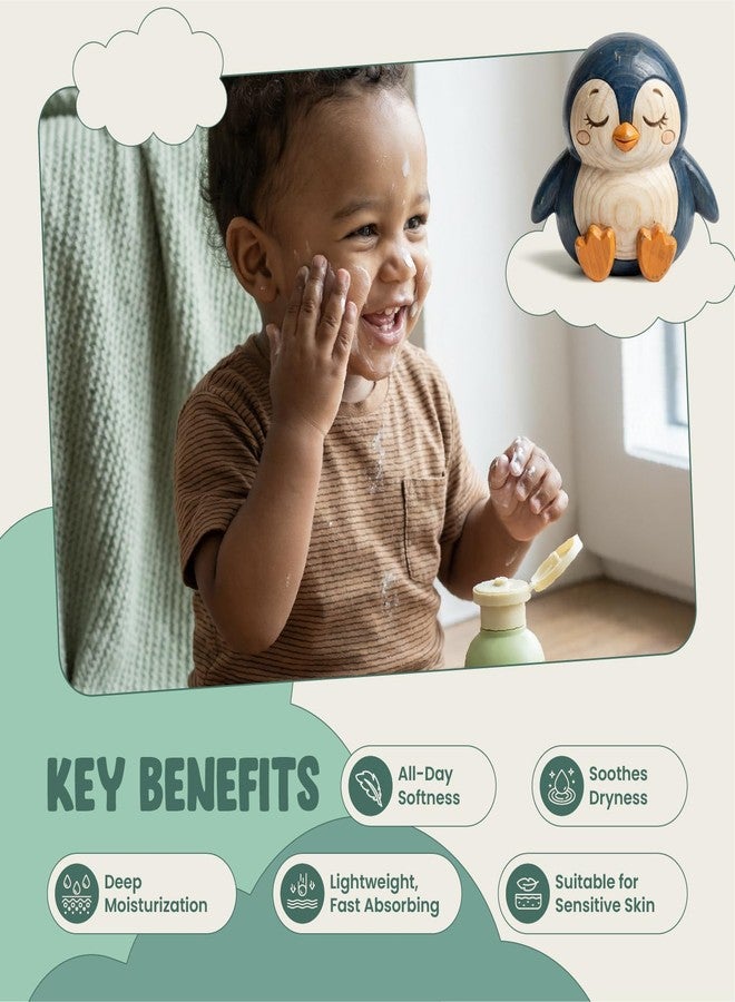 Green Milk Green Cuddle Moisturizing Baby Lotion | Gentle Body Lotion with Aloe Vera, Milk Protein & Coconut Oil | Deep Hydration for Sensitive Baby Skin | Lightweight Daily Baby Moisturiser | From 3+ Months | No Parabens, Mineral Oil or Sulfates | Dermatologist & Pediatrician Tested | 200 ml - Image 4