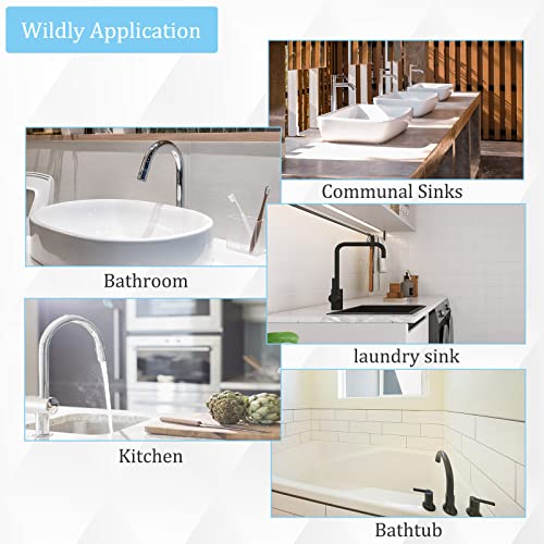 Sunenlyst Sink Spray Rubber Hose, Sink Hose Attachment for Faucet Portable Sink Hose Faucet Sprayer, Shampoo Sprayer for Dog, Pets, Bathing Baby, Washing Hair, Rinsing Vegetables (For sink) - Image 5