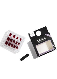 loca Loca Small Nails -N3-Natural Shape brown color  - Image 2