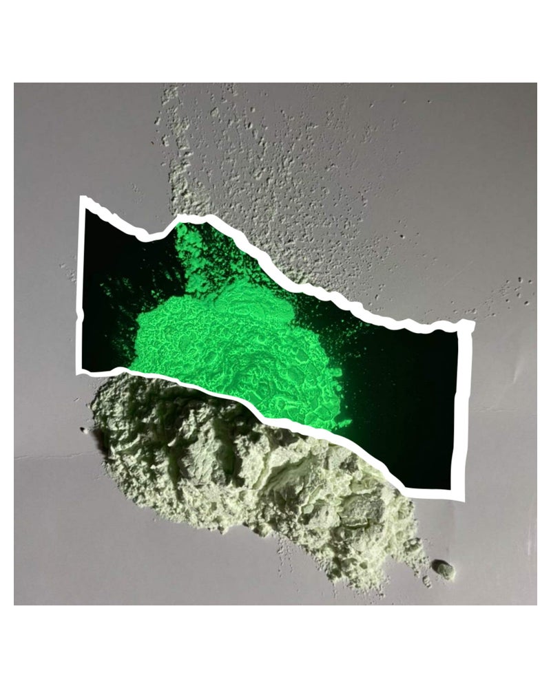JASH Glow in The Dark Paint Powder 50gm (Yellow Green) - Image 2