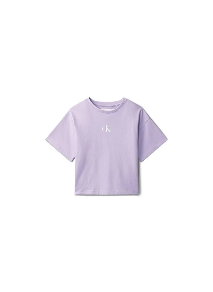 Calvin Klein Jeans  Kids Logo Boxy T-Shirt for Women | Best Price UAE