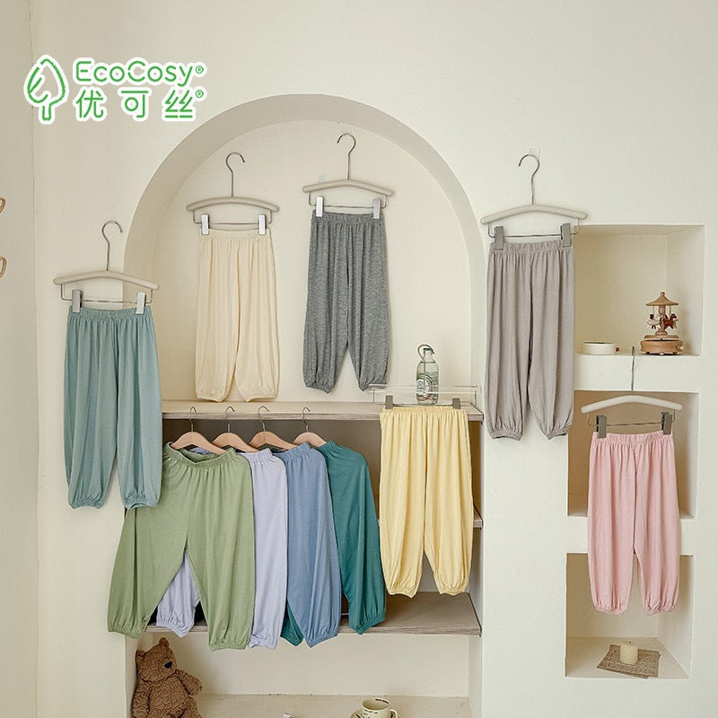 2024 Children'S Pants Summer Thin Youkosi Anti-Mosquito Pants Boys' And Children'S Skin-Friendly Mask Pants Air Conditioning Home Pants - Image 2