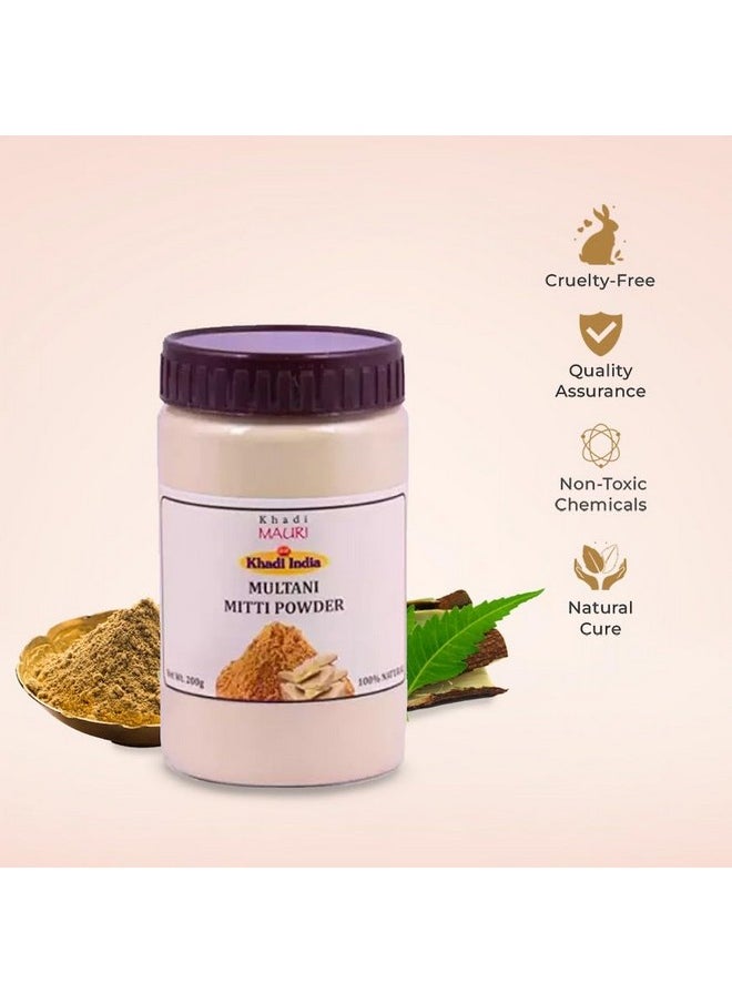 Khadi Multani Mitti Powder 200 G  - Image 3