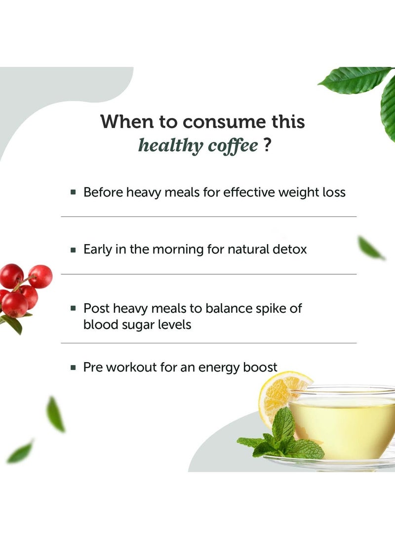 Neuherbs Unroasted Arabica Green Coffee Beans Powder | With Chlorogenic Acid | For Weight Loss Management (200 gm Powder) - Image 3