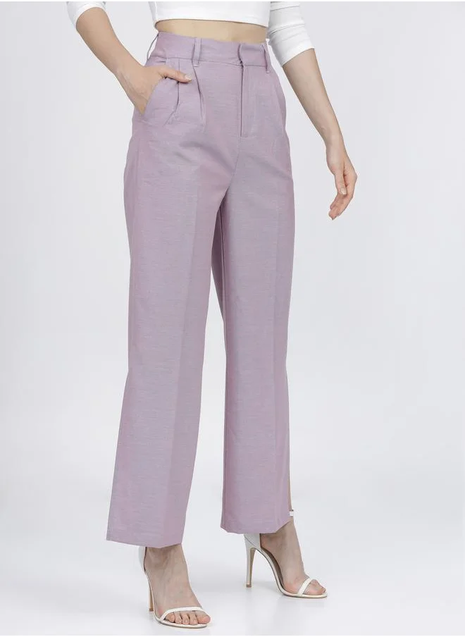 طوكيو توكيز High Rise Pleated Detail Trousers by Styli