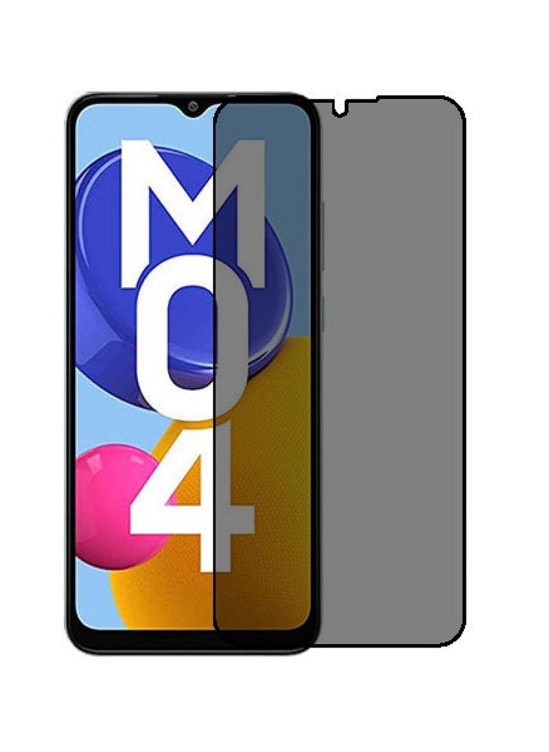 Super Tempered Glass Screen Protector Anti-Spy Privacy Designed For Samsung Galaxy M04 Full Screen Coverage And Bubble Free - Image 1