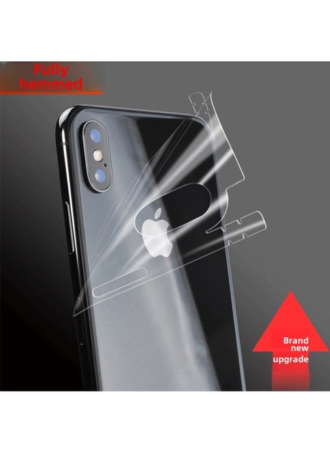 Applicable To 16 Apple XSMAX Mobile Phone 15 Film XR11ProSE2 Full Package 12 Rear Film 13 Transparent 14-Color:Apple 13 Pro Hydrous Film Post Sheet-Dimensions:High Light Transmission Surface