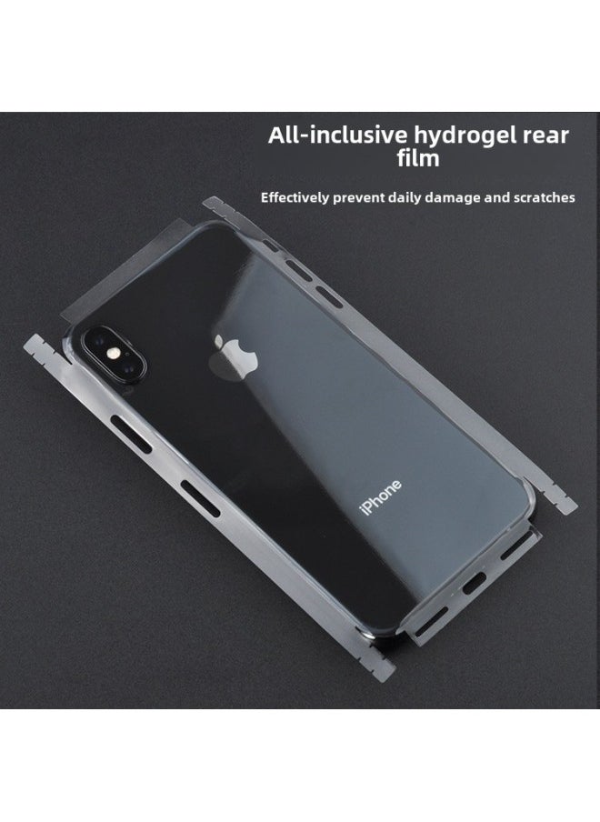 Generic - Applicable To 16 Apple XSMAX Mobile Phone 15 Film XR11ProSE2 Full Package 12 Rear Film 13 Transparent 14-Color:Apple 13 Pro Hydrous Film Post Sheet-Dimensions:High Light Transmission Surface - Image 1