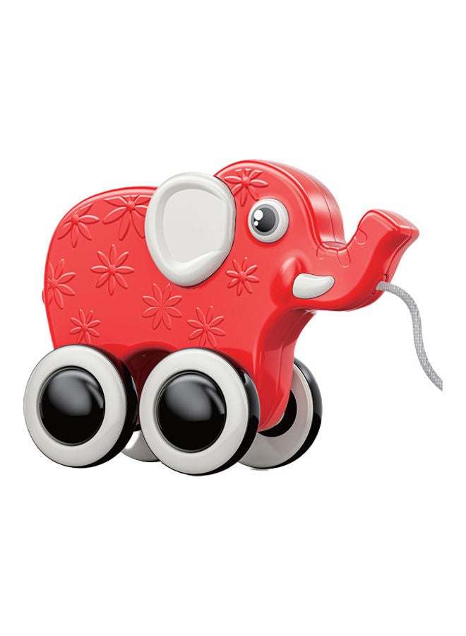 Moon Rolling Buddy Pull Along Toy Montessori Toys and Stacking Toys, Learning Educational Toys for 6M+ Developmental Motor Skills, Preschool Toy - Elephant - Image 1