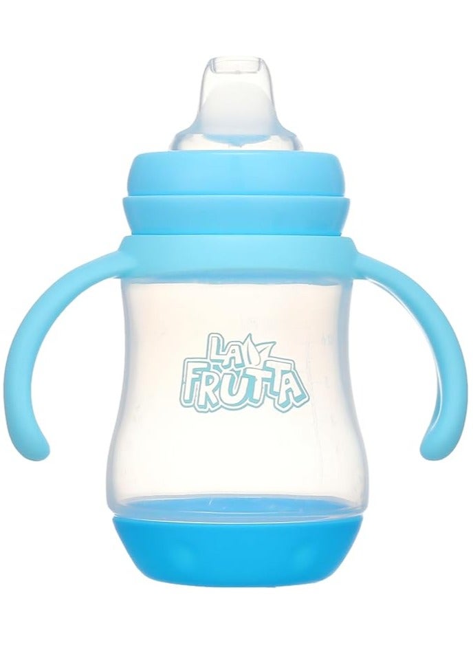 La Frutta La Frutta sippy training cup silicon nipple 180ml blue