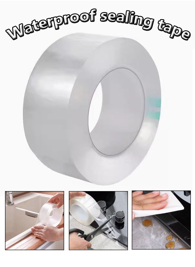 Generic Kitchen seam sealing tape, waterproof and mildew-proof stove edge sealing, transparent and colorless, can be cut (10M)  - Image 1