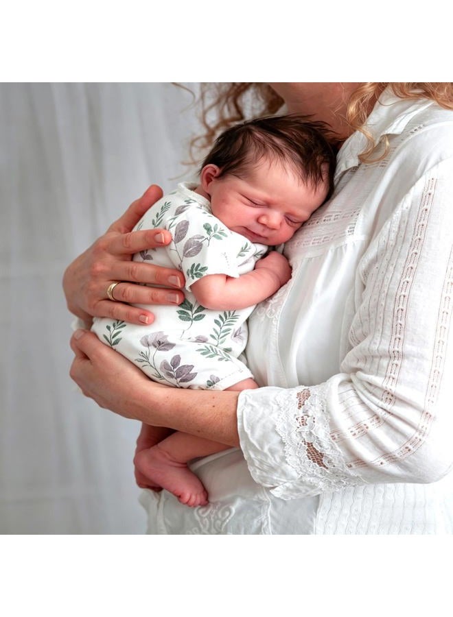 Anano Reborn Baby Dolls Silicone Full Body Girl 18 Inch Lifelike Realistic Baby Doll Full Silicone Real Life Newborn Babys Dolls New Born Soft Body Lifelike Reborn Babies - Image 1