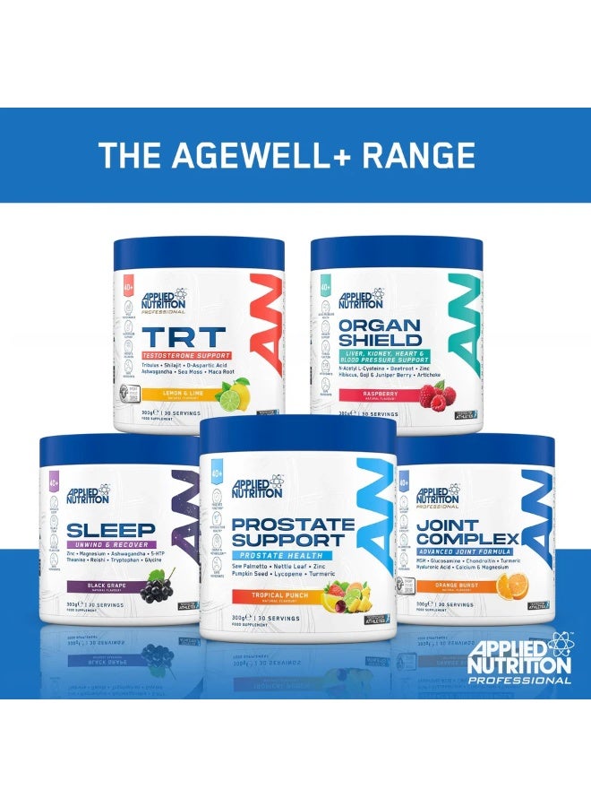 أبلايد نيوتريشن مسحوق دعم البروستاتا بنكهة العصير الاستوائي، ٣٠٠ غرام | تركيبة صحية للرجال مع نخيل المنشار والزنك وبذور اليقطين | يدعم صحة البروستاتا والهرمونات - Image 2