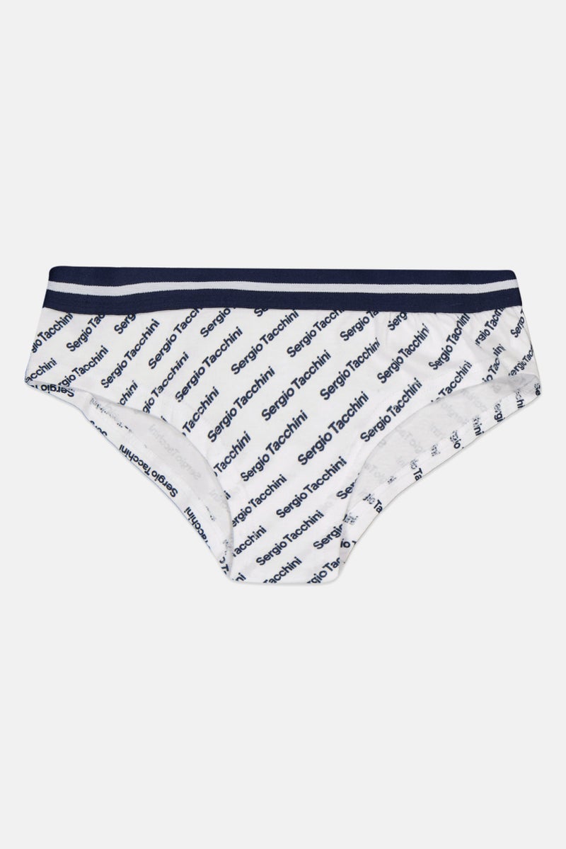 Sergio Tacchini Women Brand Logo Panties, White - Image 1