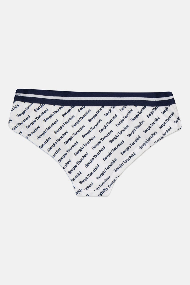 Sergio Tacchini Women Brand Logo Panties, White - Image 2