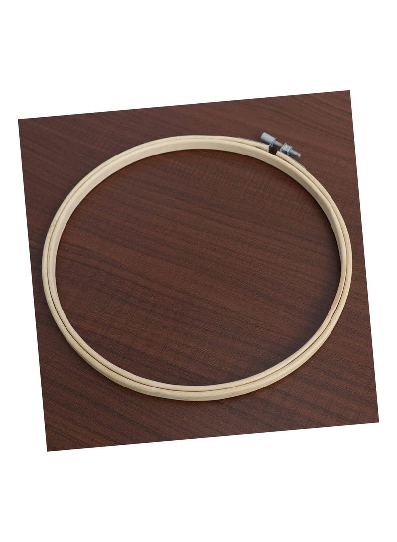GGOOT 3pcs Circle Frame Rings The Frame Wooden Dreamcatcher Hoops Round Embroidery Hoop Round Embroidery Frame Cross Wooden Hoop Bamboo Circle Wood Embroidery Hoops Embroidery Hoop Lace  - Image 5